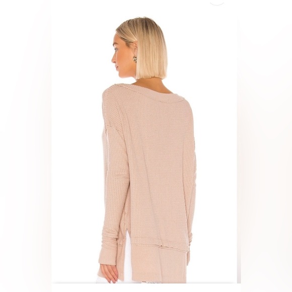 We The Free Waffle Knit Shirt Tunic Top - Picture 3 of 10